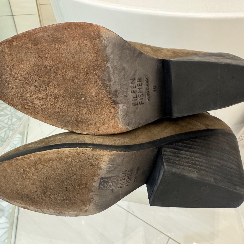 Eileen Fisher Suede Boot Size 10 - Picture 4 of 4